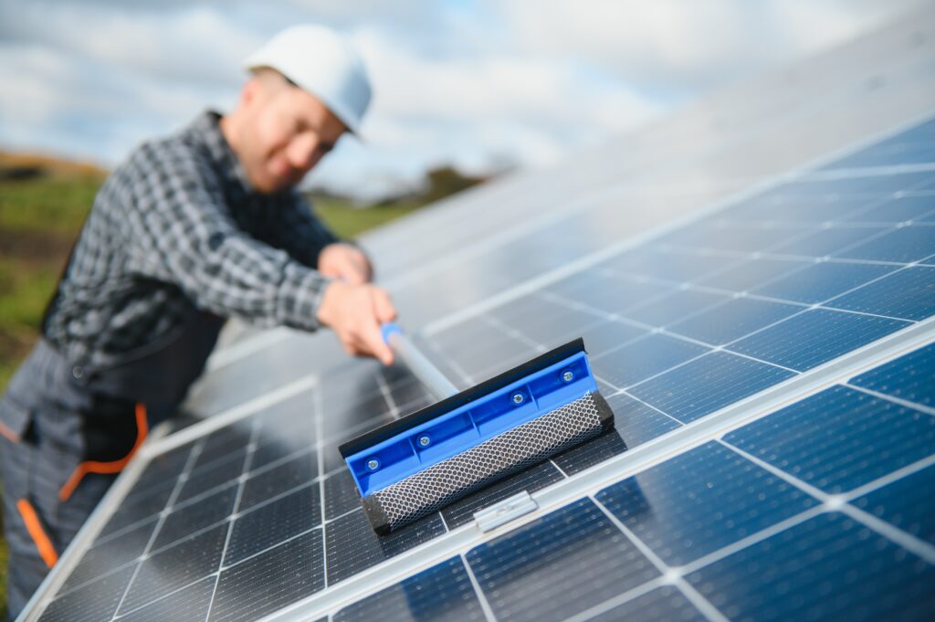 cleaning panels